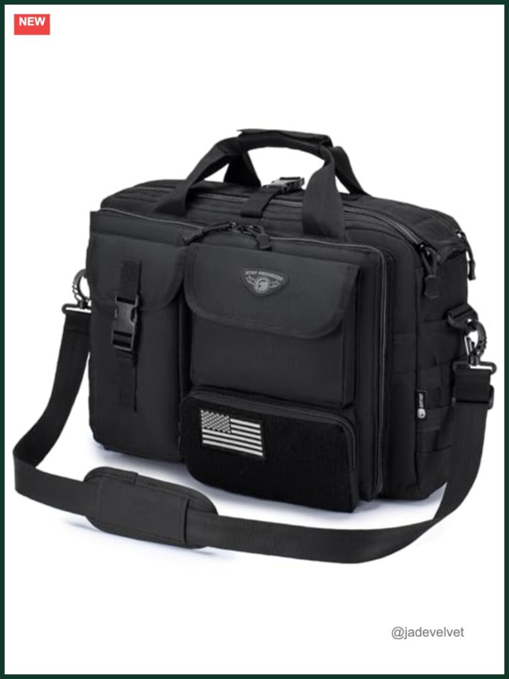Tactical Messenger Bag for Men, Laptop Briefcase 15.6/17.3 Inch,